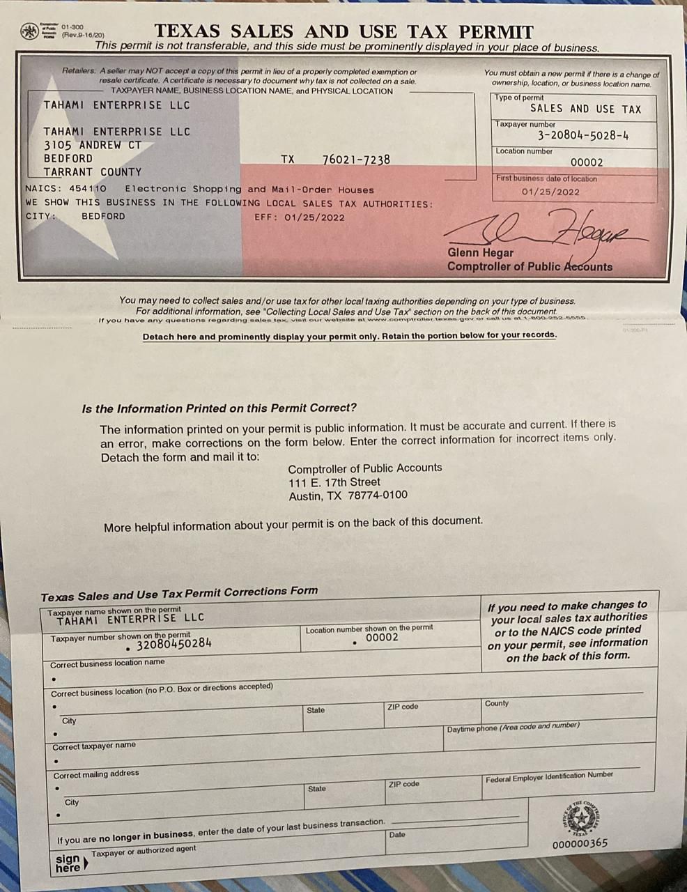 Tahami Enterprise LLC
