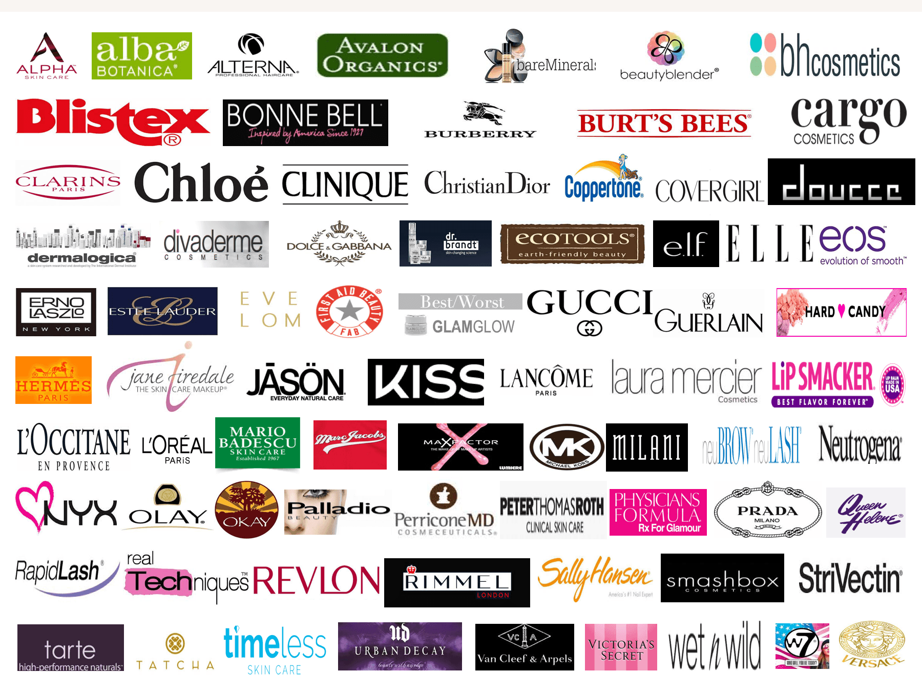 Beauty Brand Logos: Famous Cosmetic And Makeup Brand Logos