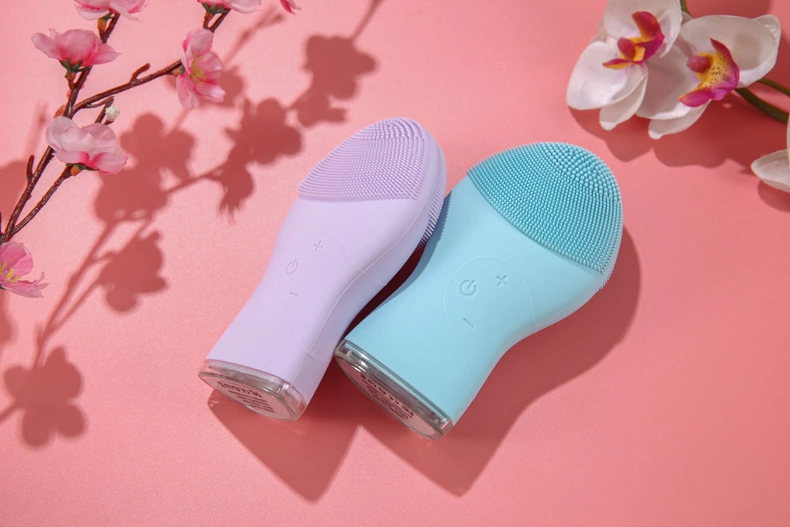 Mini waterproof portable deep face exfoliating cleaner brush eyelash extensions cleansing brush