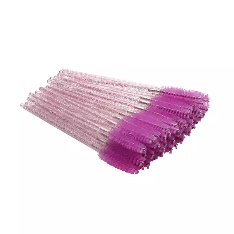 Sain Disposable Crystal Makeup Brushes Glitter Mascara Brush Lash Wands 50pcs