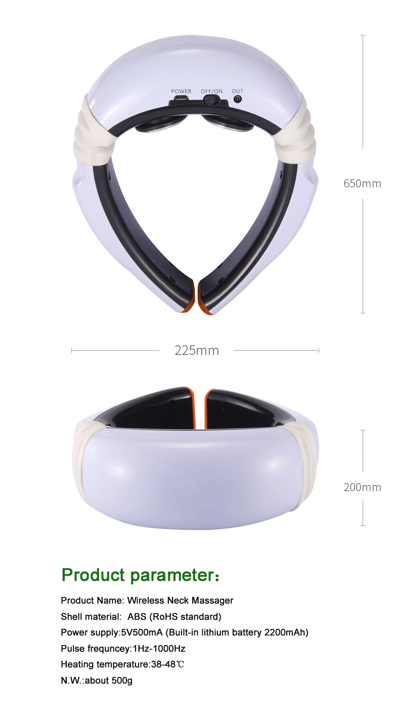 Cervical spine massager multifunctional neck protector neck pulse intelligent neck vibration shoulder