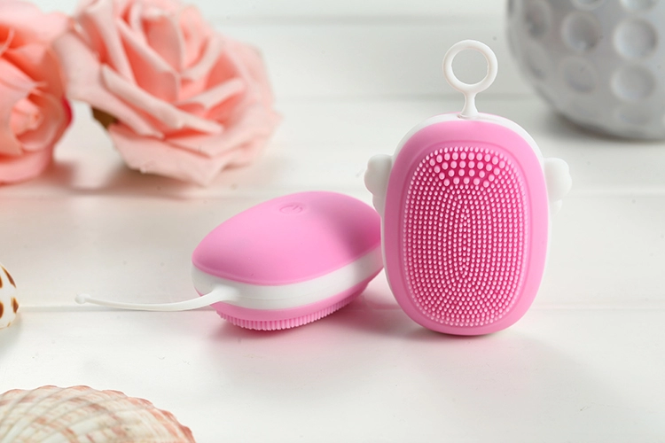 Ultrasonic Facial Cleansing Brush Waterproof Electric Silicone Cleansing Instrument
