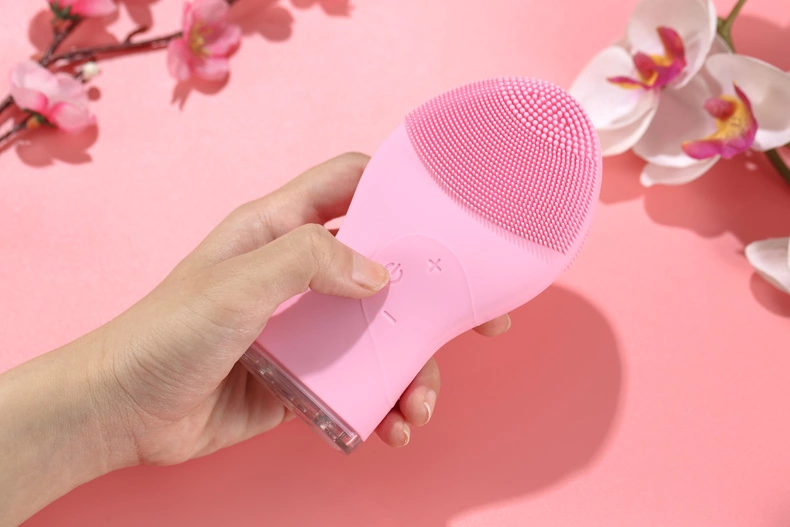 Mini waterproof portable deep face exfoliating cleaner brush eyelash extensions cleansing brush