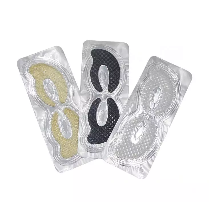 Eye Pads Patches 24k Gold Anti-wrinkle-moisture crystal eye stickers travel Crystal Collagen puffy eyes