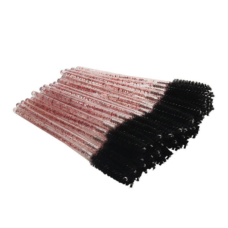 Sain Disposable Crystal Makeup Brushes Glitter Mascara Brush Lash Wands 50pcs