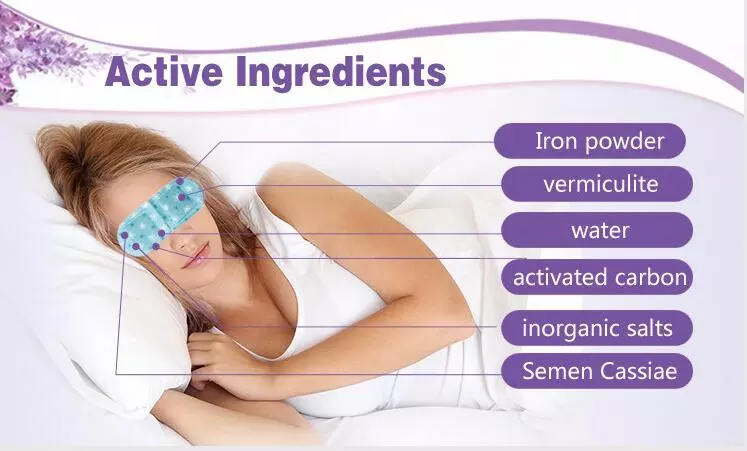 For Eye Fatigue Relief New Disposable lavender fragrance Herbal  Hot Steam Gentle Eye Pads/Mask