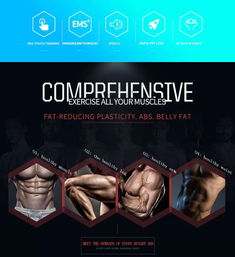 Fitness abdominal muscle weight loss plastic muscle stimulation abdominal massage paste