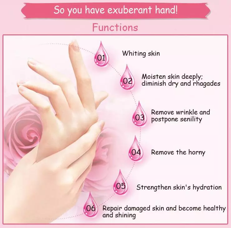 Exfoliating Moisture High Quality Skin Care Shea Butter Whitening Hand Mask Sheet Hydrating Hand Mask