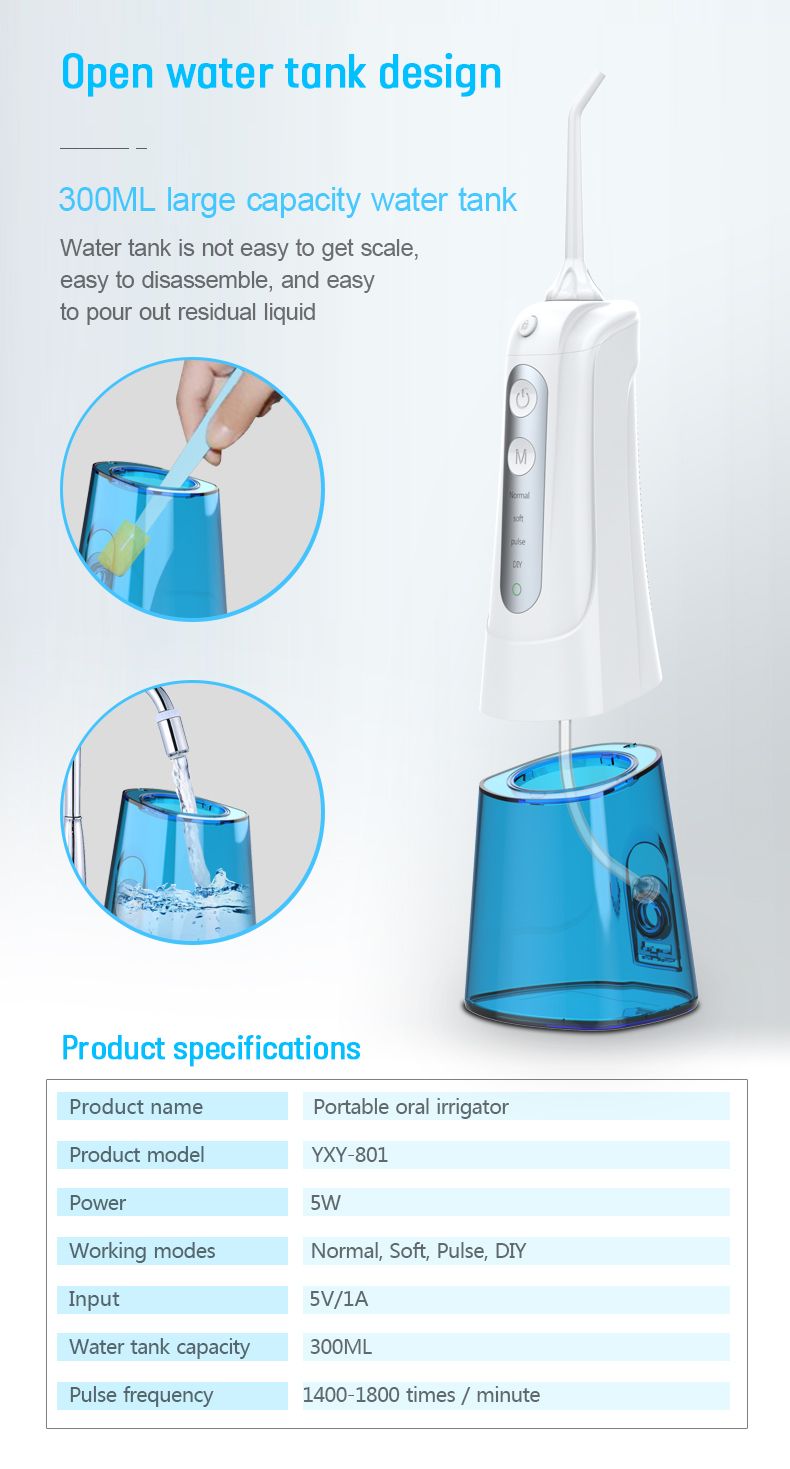 water flosser with DIY function