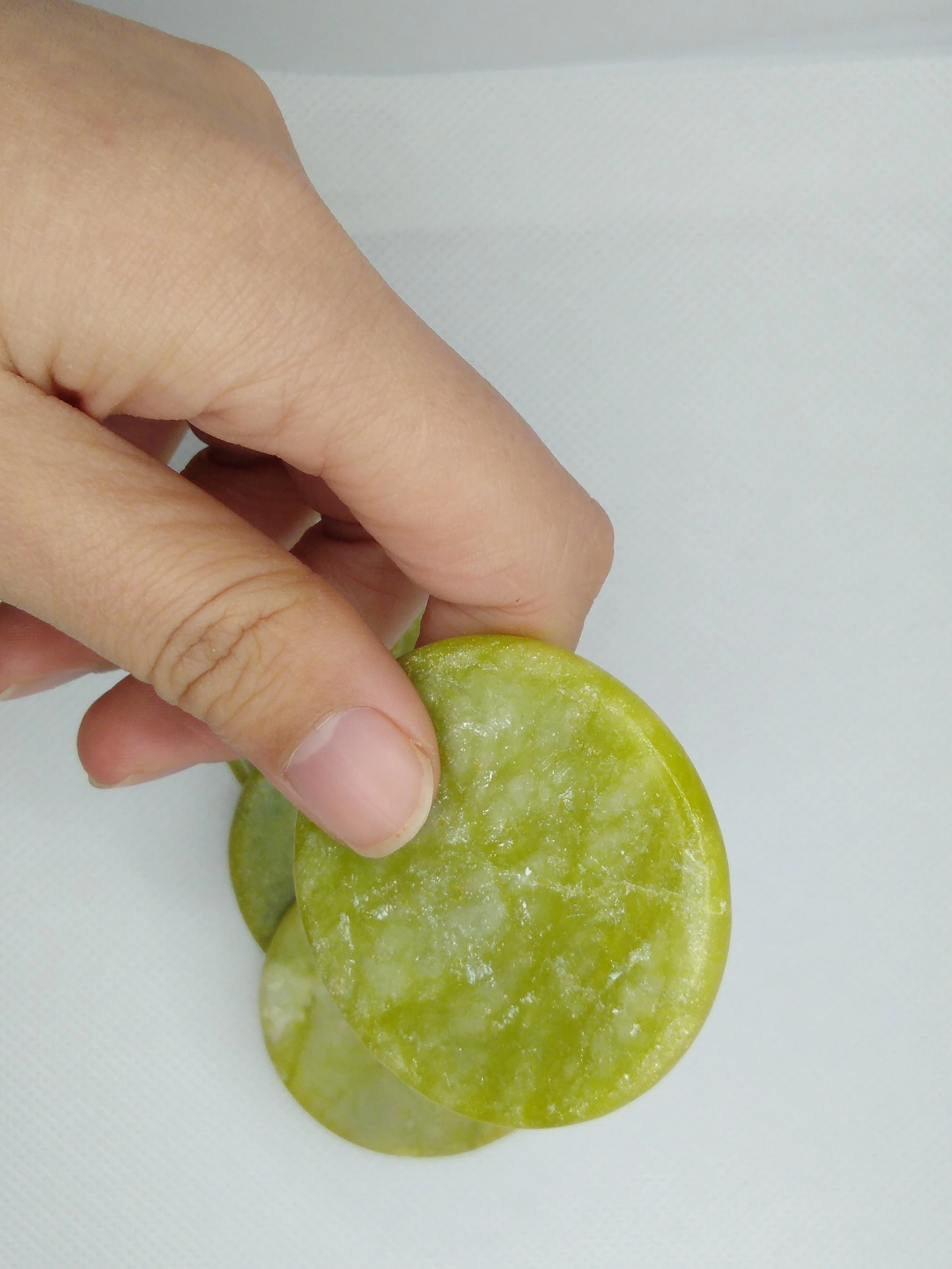 High Quality Wholesale Jade Stone pallet for Holding Eyelash extension Glue