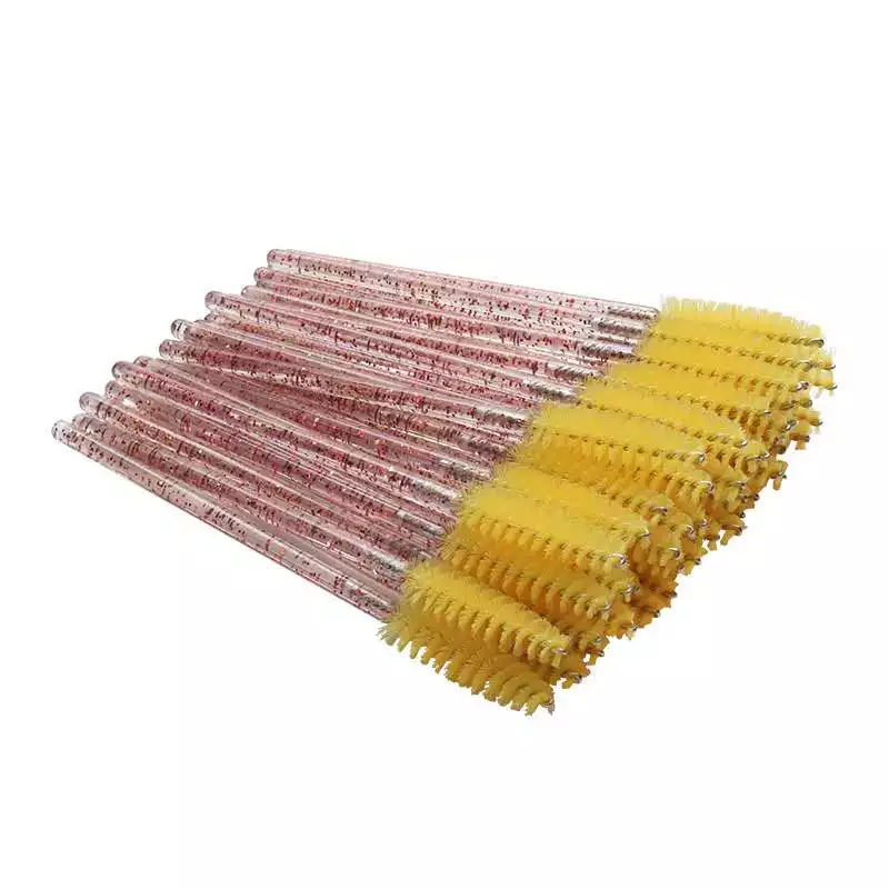 Sain Disposable Crystal Makeup Brushes Glitter Mascara Brush Lash Wands 50pcs