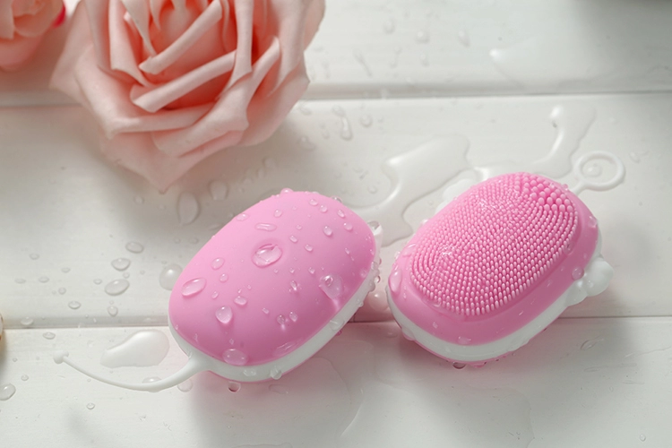 Ultrasonic Facial Cleansing Brush Waterproof Electric Silicone Cleansing Instrument