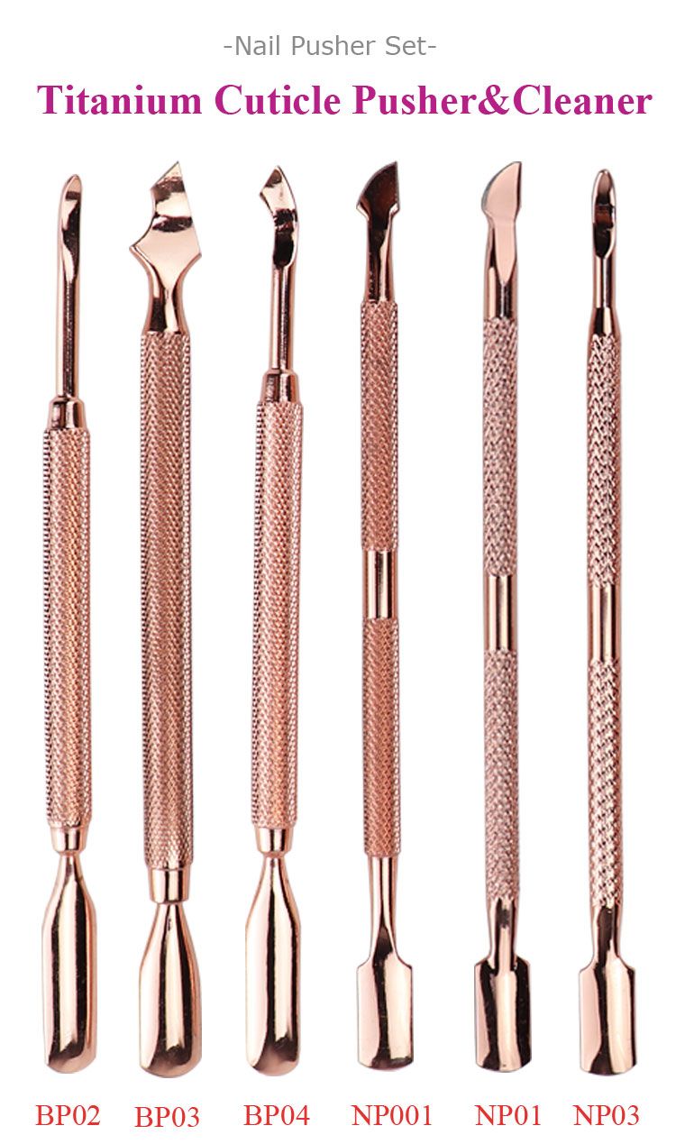 rose gold nail pusher