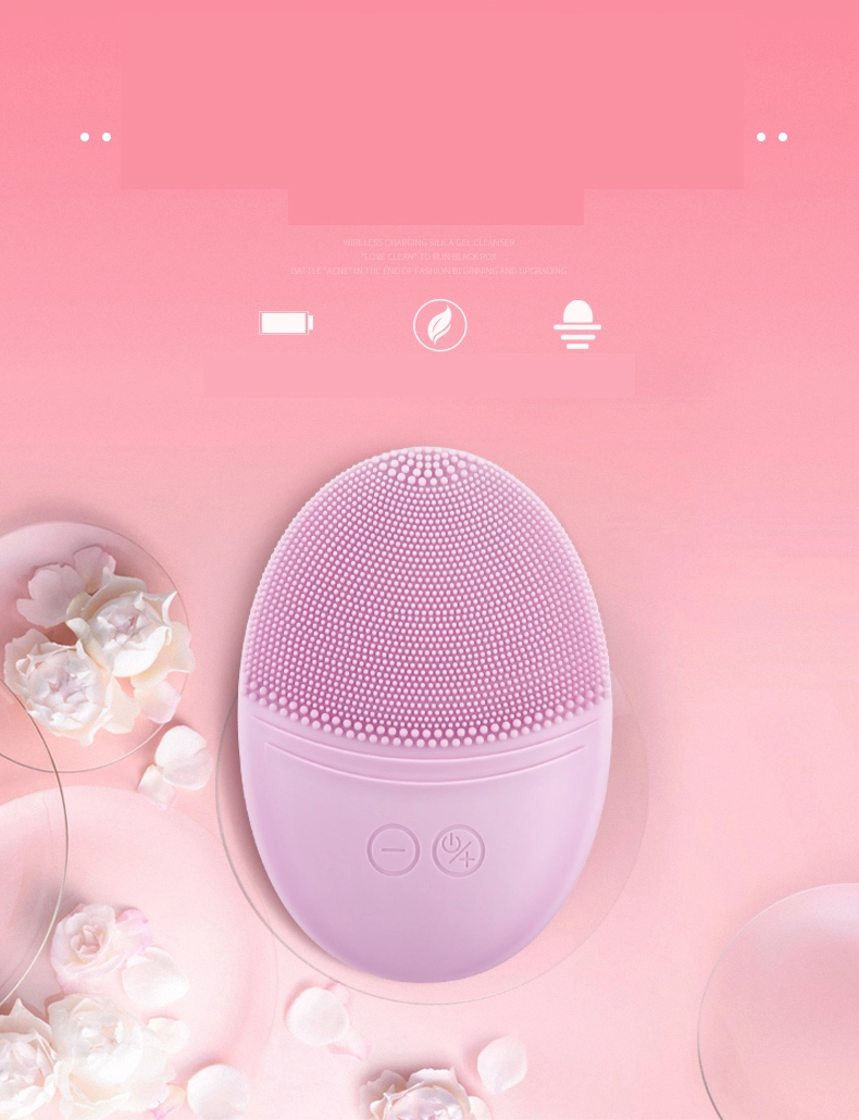 2020 Top quality Best sale face clean brush Ultra-thin sonic face cleansing brush instrument