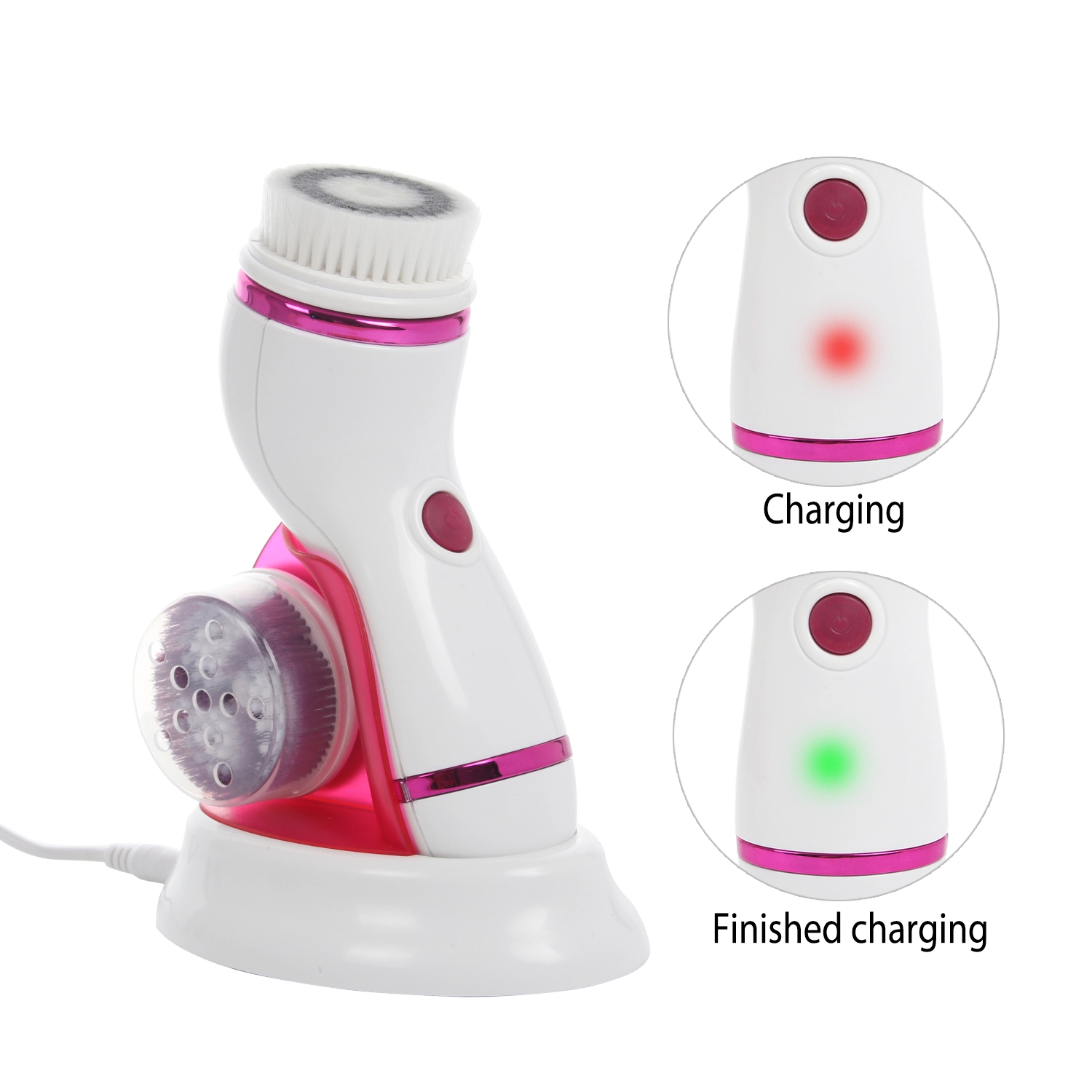 Mini electric waterproof vibrating face brush portable face brush facial cleaner