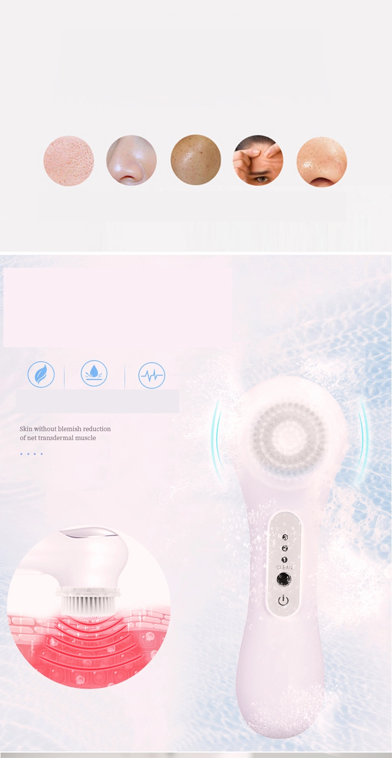 2020 New Top Quality facial cleansing brush silicone  rechargeable private label Multi-Functional Beauty Equipment