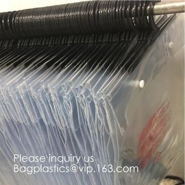China Poly Clear Plastic Hanger Covers Dry Cleaning Bags On Roll For Shirt,Hanger hook plastic bags zipper bag manufacturers factory