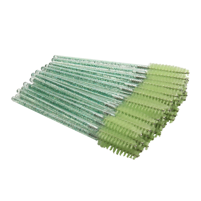 Sain Disposable Crystal Makeup Brushes Glitter Mascara Brush Lash Wands 50pcs