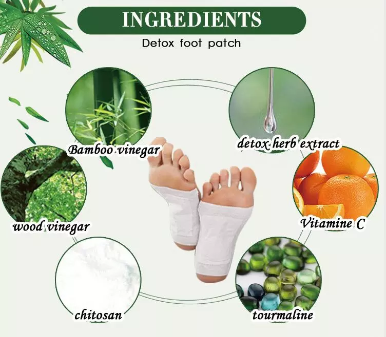 SAIN Beauty Slimming Bamboo ginger  Detox Foot Patch/Pads  Factory Price