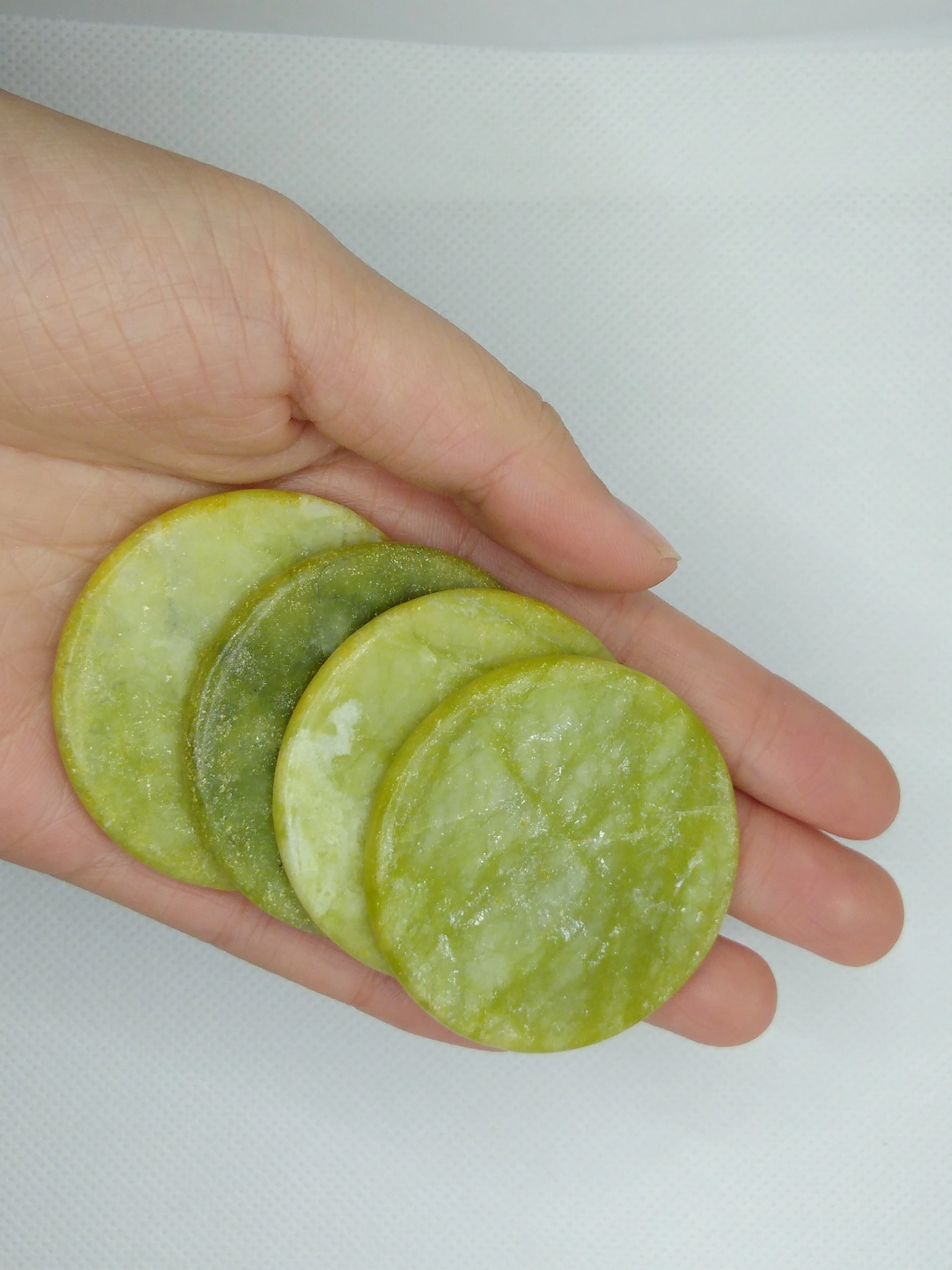 High Quality Wholesale Jade Stone pallet for Holding Eyelash extension Glue