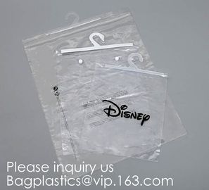 China Transparent PVC hanger hook plastic bags for clothes packing,Better Protect and store CD&#039;s, books, magazines, papers and factory