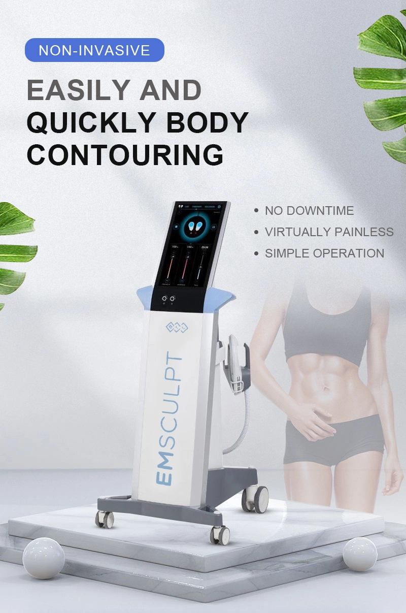 Handles EMS Muscle Stimulator Electromagnetic Muscle Stimulation EMS Body Sculpting Slimming Machine