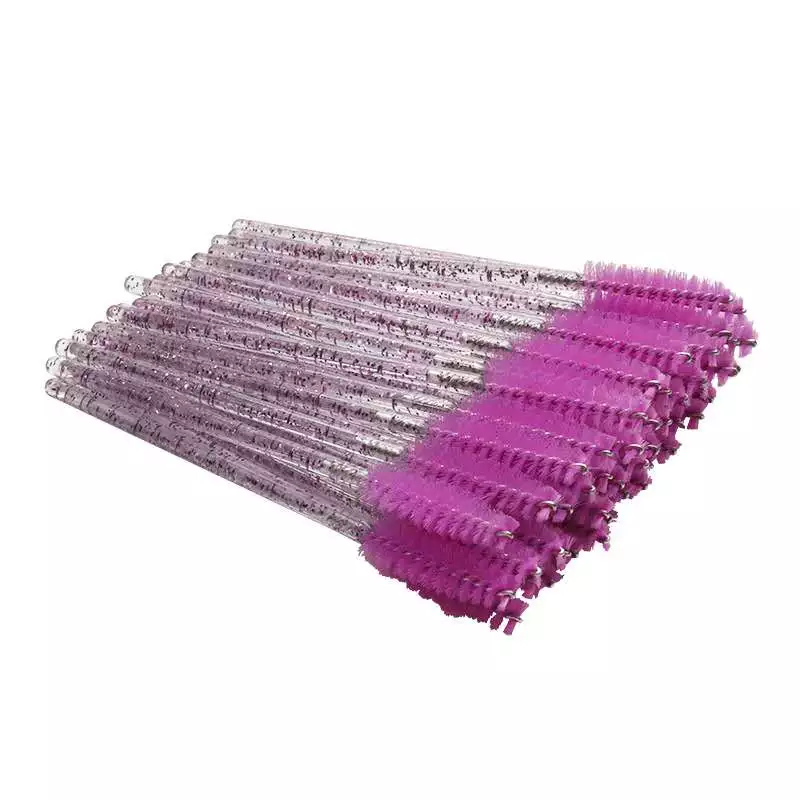 Sain Disposable Crystal Makeup Brushes Glitter Mascara Brush Lash Wands 50pcs