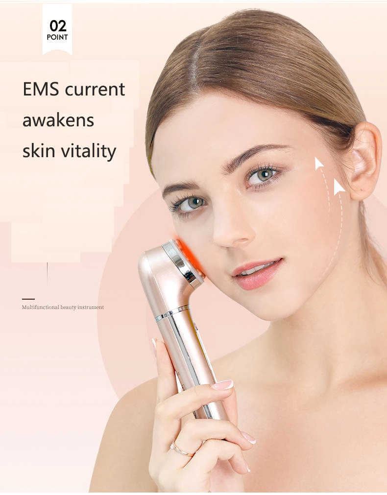 Sainbeauty Portable anti winkle face massage ems RF multi function Rejuvenation beauty instrument