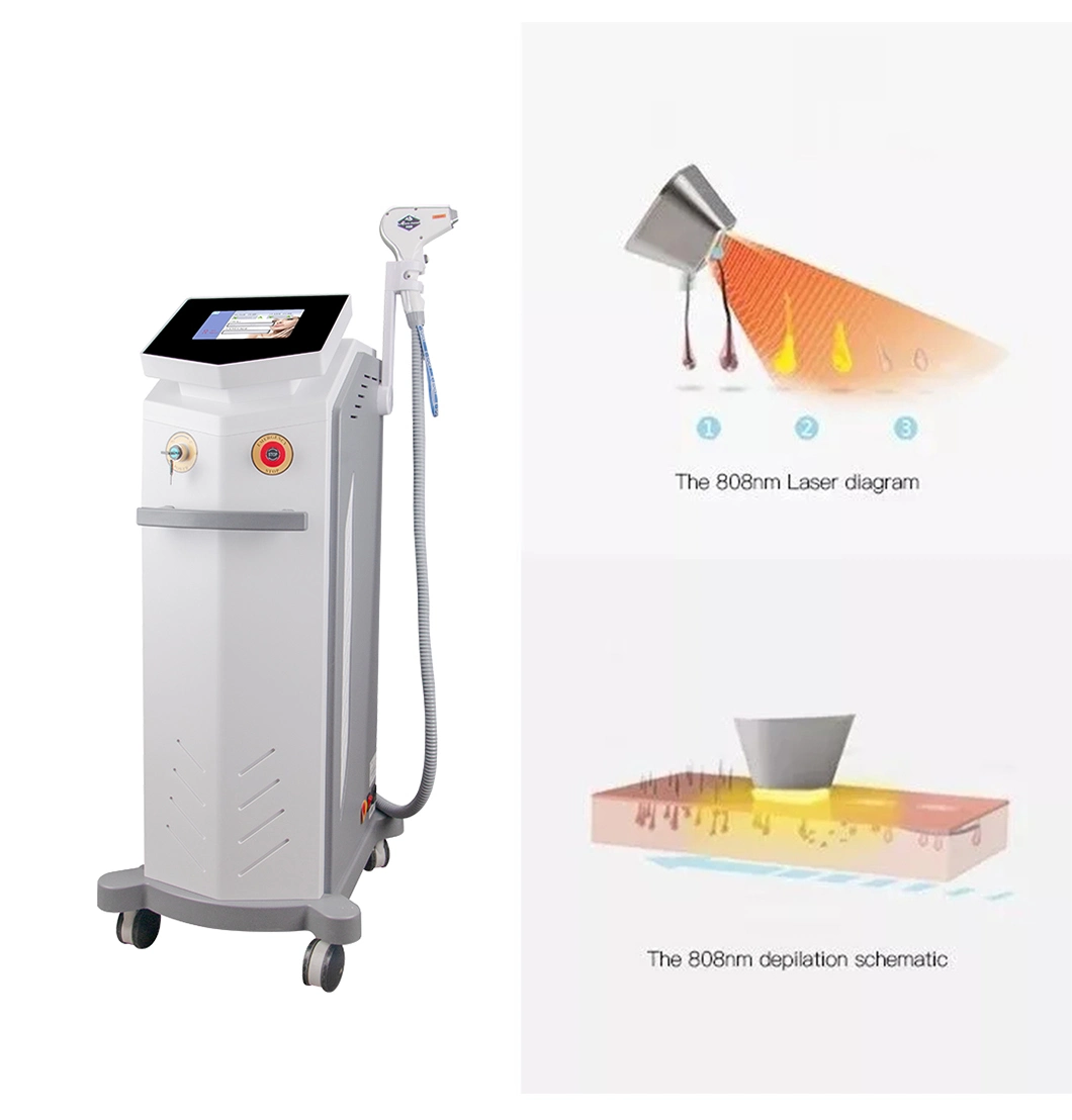 2022 New Arrivals Ice Triple 755 808 1064nm Wave Laser Epilation Devicediode Laser Hair Removal Machine