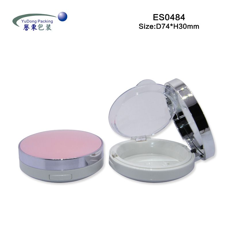 Round Compact Powder Container