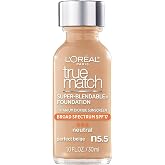 L&rsquo;Or&eacute;al Paris Makeup True Match Super-Blendable Liquid Foundation, Perfect Beige N5.5, 1 Fl Oz,1 Count