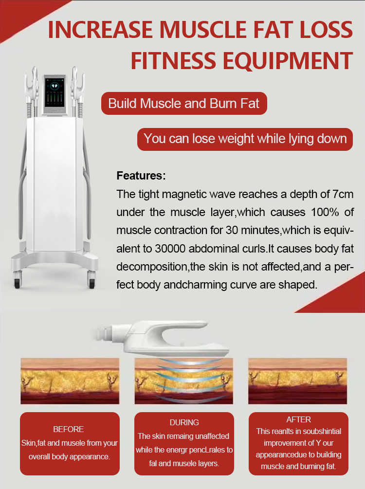 Hiemt Body slimming weight loss fat reduction Non invasive EMS muscle building body shaper beauty equipment