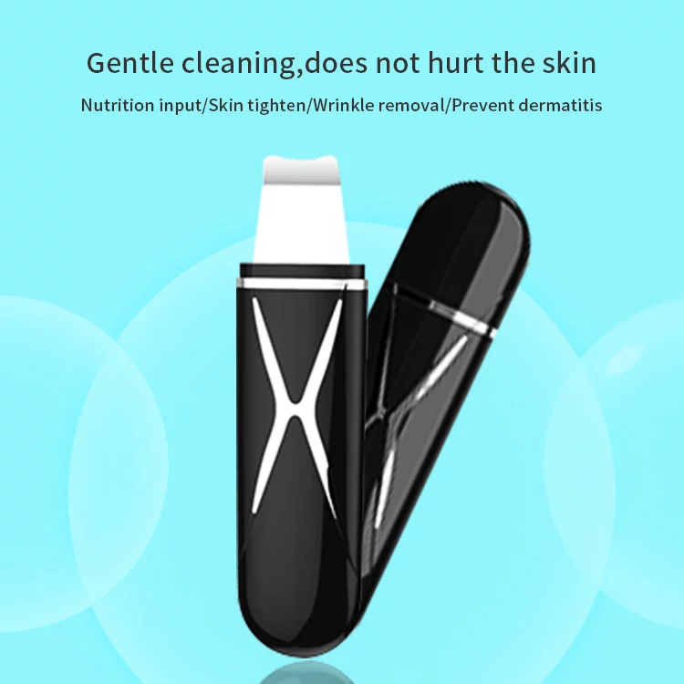2020 Sainbeauty wang EMS Ultrasonic Ion Facial Scrubber Deep Cleaning Peeling Shovel