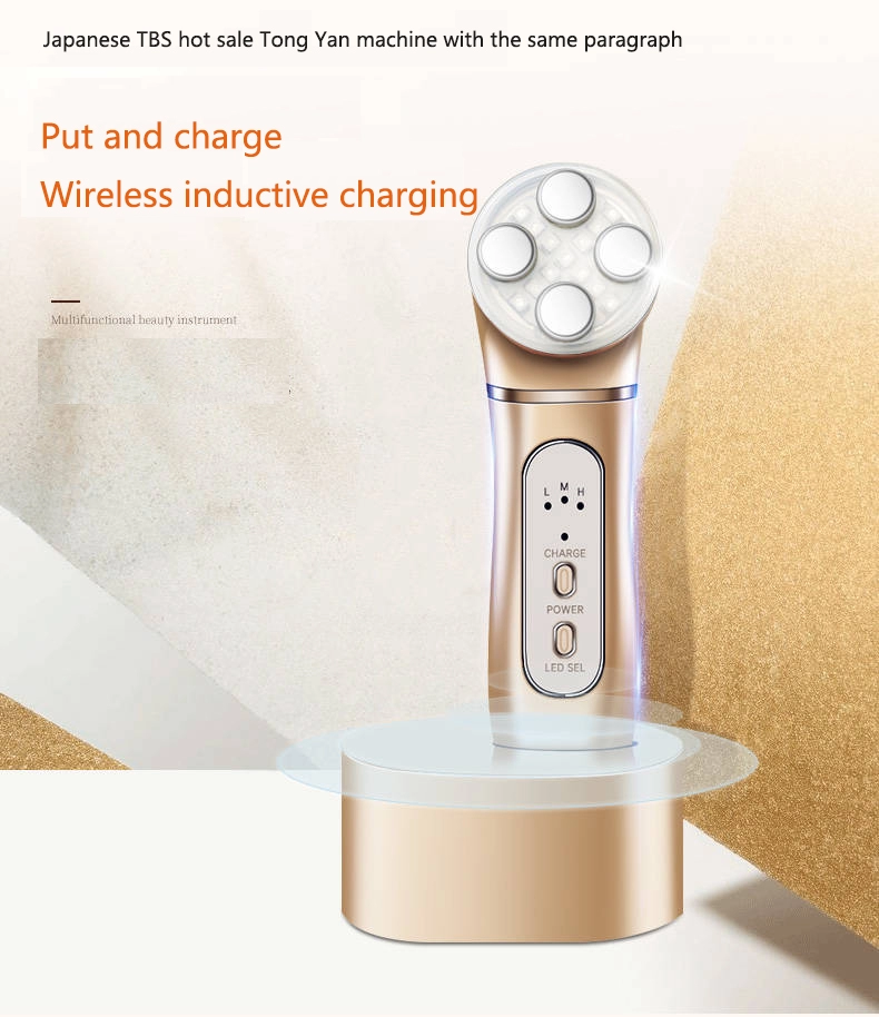 Sainbeauty Portable anti winkle face massage ems RF multi function Rejuvenation beauty instrument