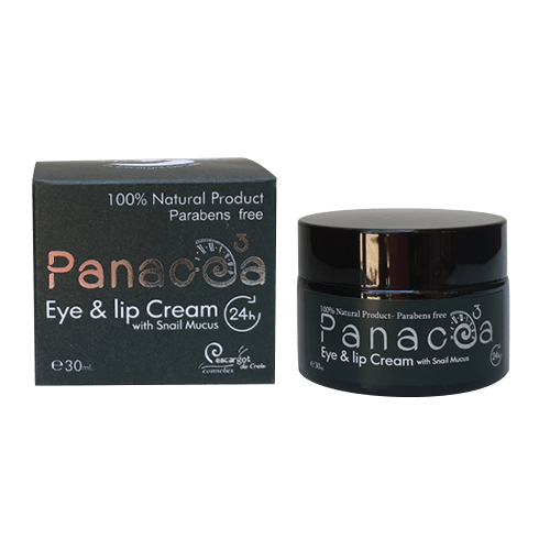 Panacea3 24h Eye & Lip Cream from snail secretion, Silver Line