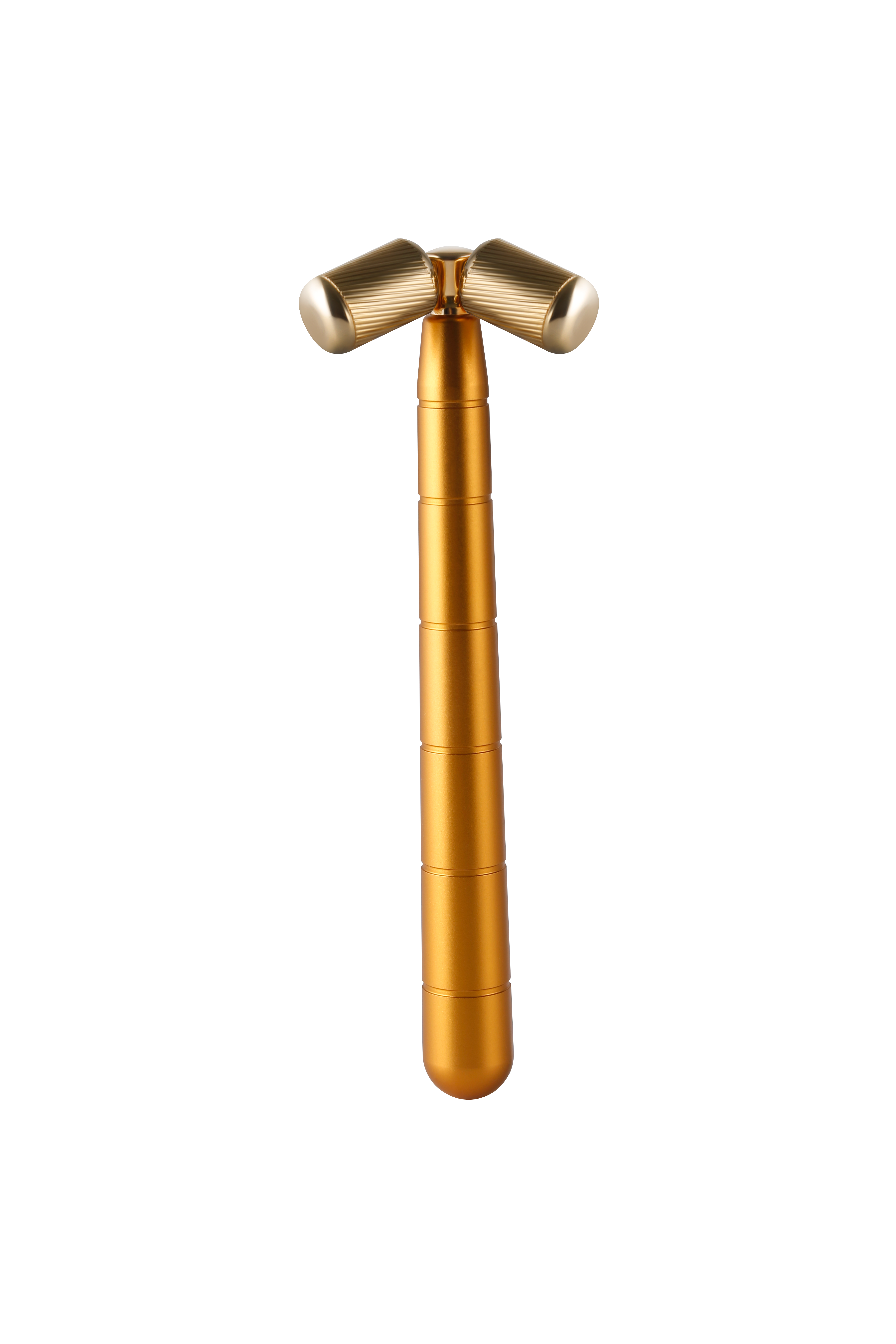 Sainbeauty V shape face-lifting instrument massage  roller  massage stick golden stick thin Gold Face Massager