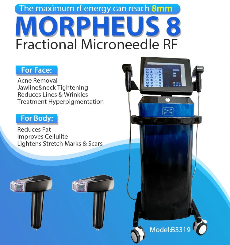 Morpheus 8 Facial Rejuvenation Stretch Marks Microneedling RF Needle Machine