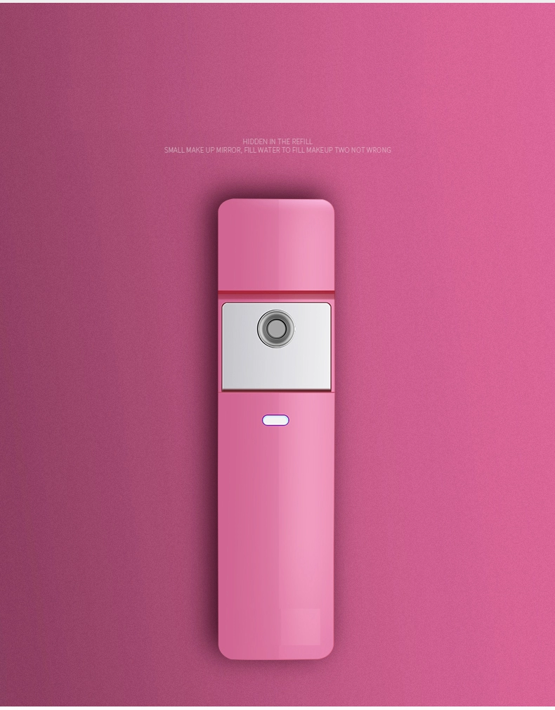 Nano fine mist water meter Stylish design, USB charging mini face mist sprayer Small and convenient Nano beauty handy mist