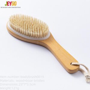 A high-quality bath brush with handle, designed for exfoliating the body and enhancing your wash routine.