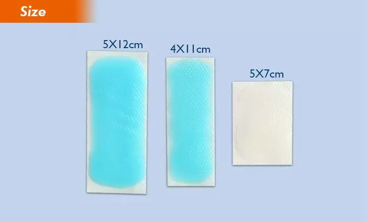 Healthcare first cooling Temperature high quality hydrogel Antipyretic cooling gel patch reducing relieving