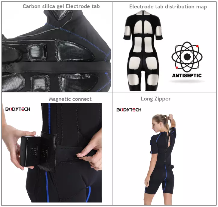 ems muscle stimulator slimming body suit