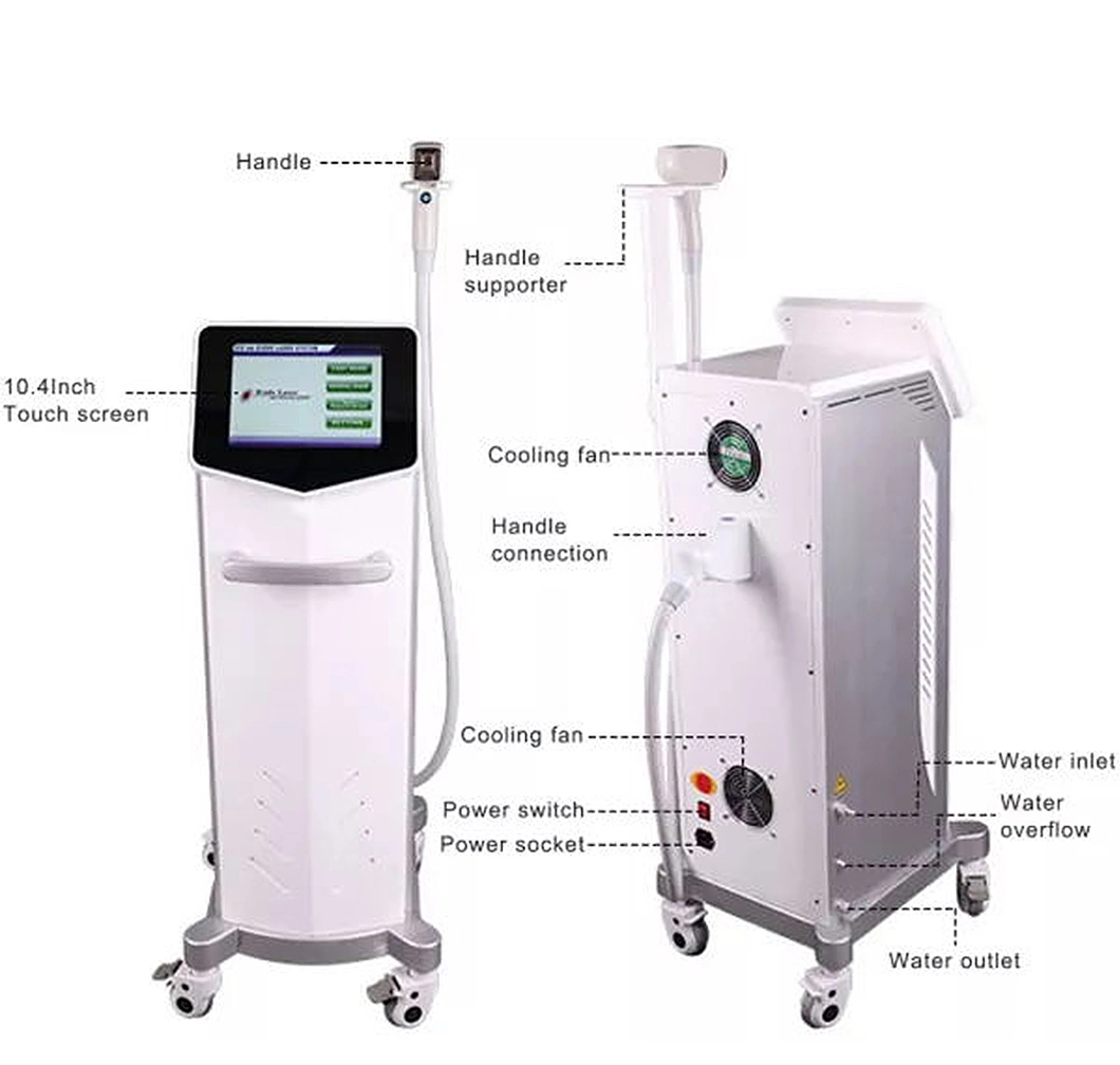 2022 New Arrivals Ice Triple 755 808 1064nm Wave Laser Epilation Devicediode Laser Hair Removal Machine