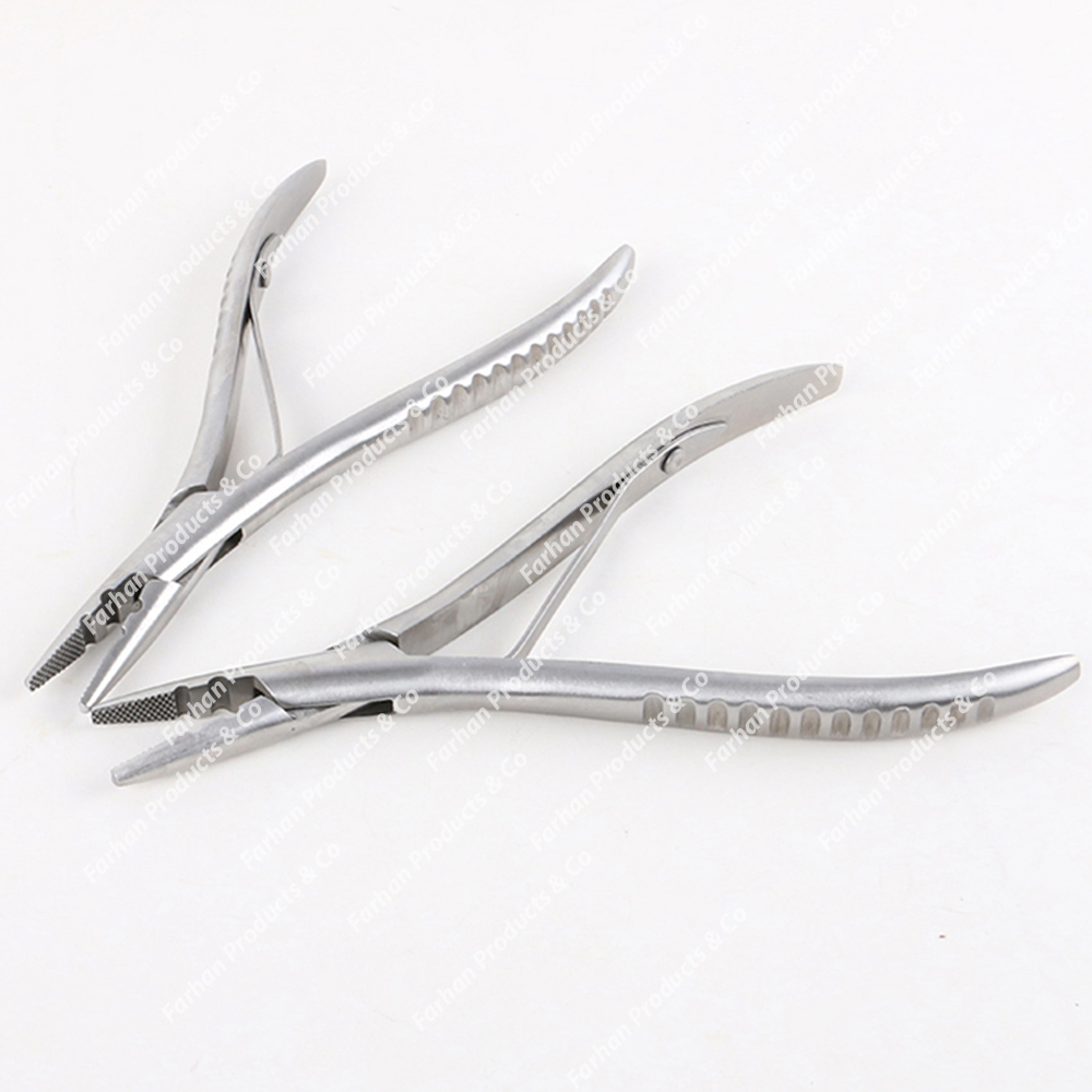 Micro Link/Nano Link/Cold Fusion Tool Kit Stainless Steel Pliers Set (3 pcs  with 4 clips)