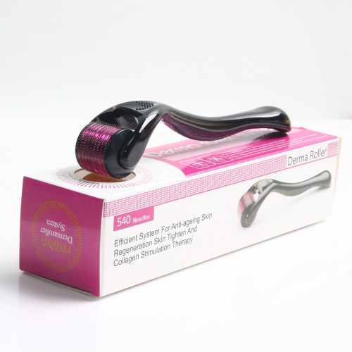 Derma Hydra Roller 540 Microneedling Hair Beard Growth Micro Needle 0.5 0.75 1.0 1.5 2.0 2.5 3.0mm
