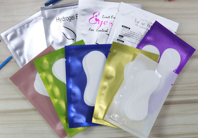 Wholesale Private Label Eyelash Lash Extension Under Eye Gel Pads Gourd Shape Eye Patches