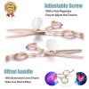 5.5 Inch Professional ( Rose Gold ) Hair Cutting Shears/Scissors and Barber Thinning/Texturing Scissor for Female & Male Barber