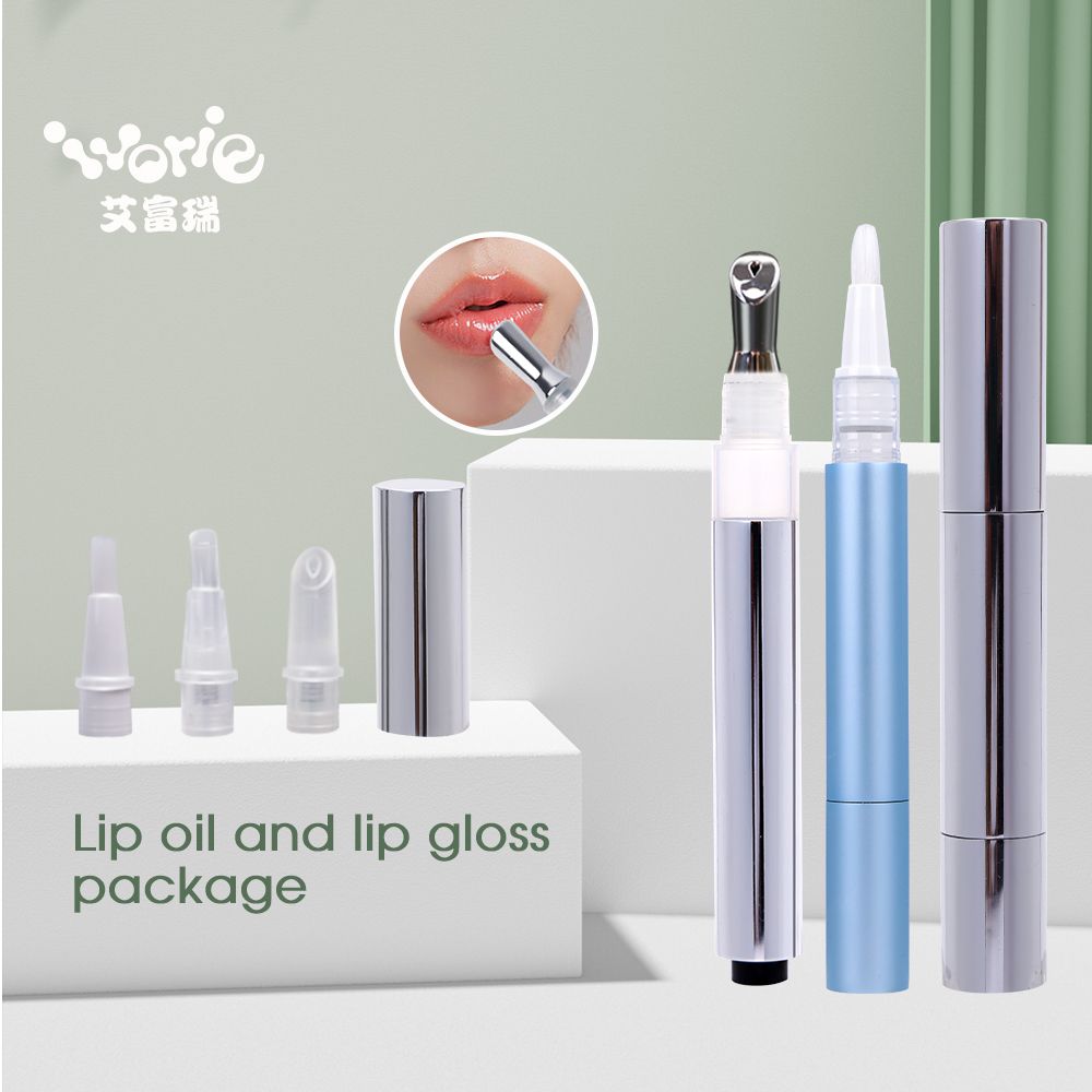 2ml 4ml Plastic/Aluminum Twist/Click Empty Lip Gloss Pen
