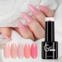 Pearly & crystal Rubber base gel polish base coat