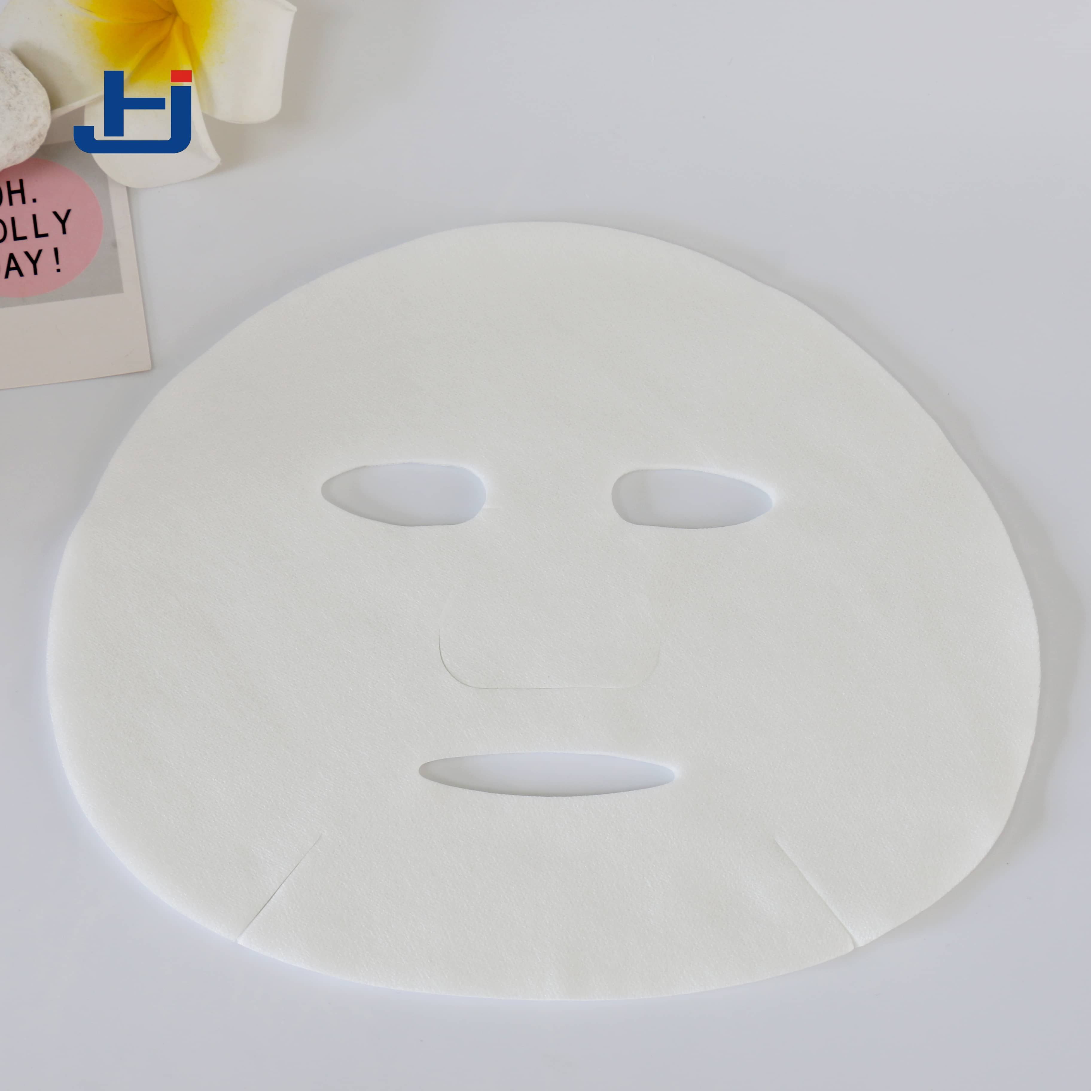 DIY White Color Natural Spa Skin Care Skin Fiber Paper Pre-cut Facial Paper Sheet Facial Mask