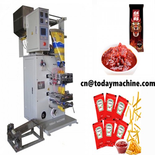 Multi Lines 4 Sides Sealing Ketchup/Sauce/Paste Sachet Packaging Filling Machine